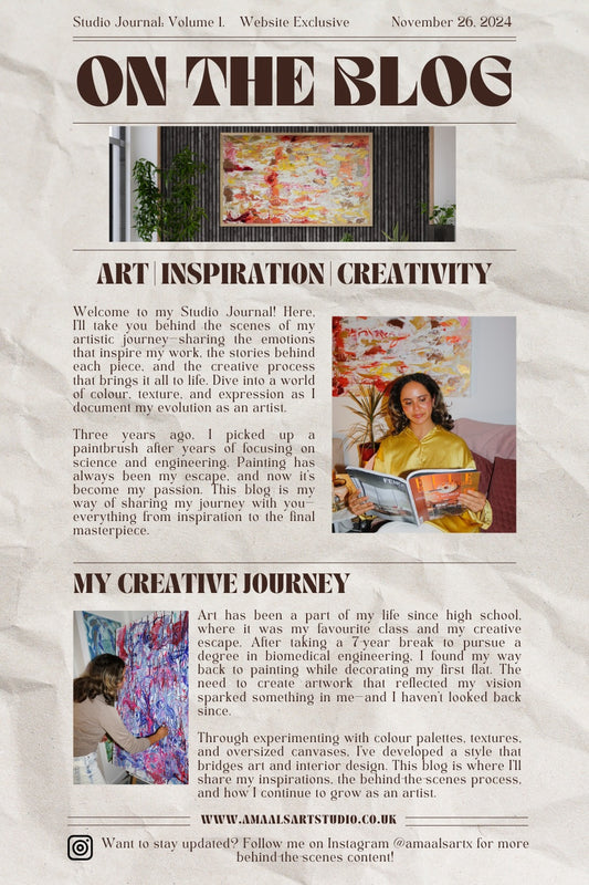 Behind the Canvas: The Start of My Creative Journey xx